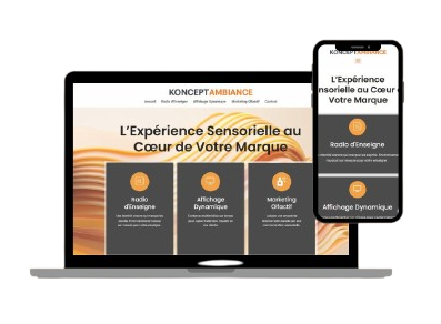 capture d'écran site Koncept ambiance Guadeloupe
