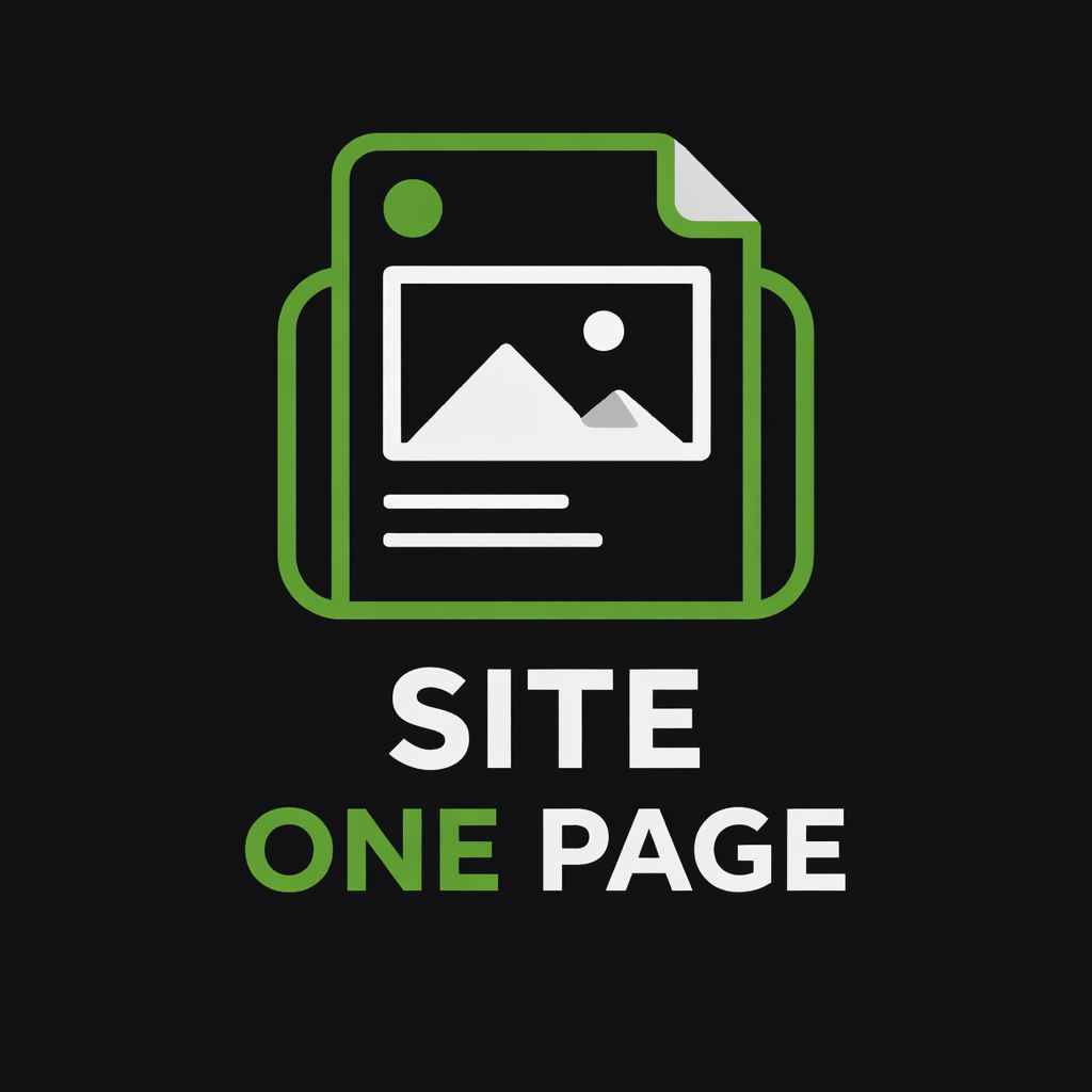 infographie "site One page" les accros du web Guadeloupe